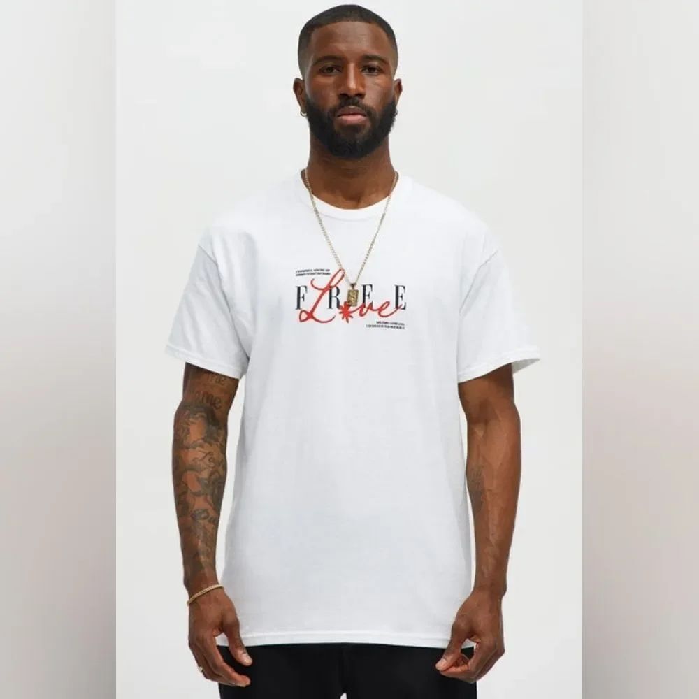 Free Love Dove Short Sleeve Tee - White